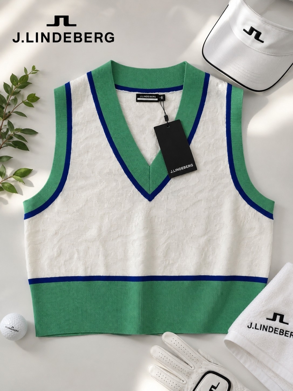 NWT J.Lindeberg Barbados Knit Golf Vest M